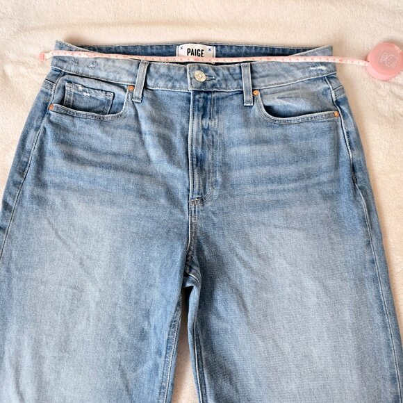 PAIGE Leenah Wide Leg Jean distressed, size 29 - Picture 14 of 16
